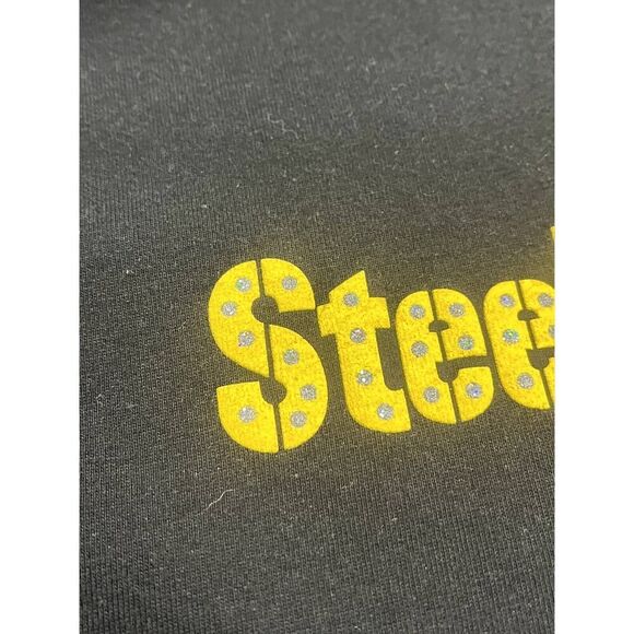 Reebok Lady's Long Sleeve Shirt Sz Medium Rhine Stone Logo - Picture 4 of 6